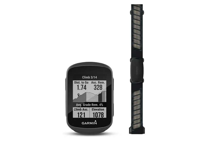Compteur GPS Garmin Edge 130 Plus Pack HRM