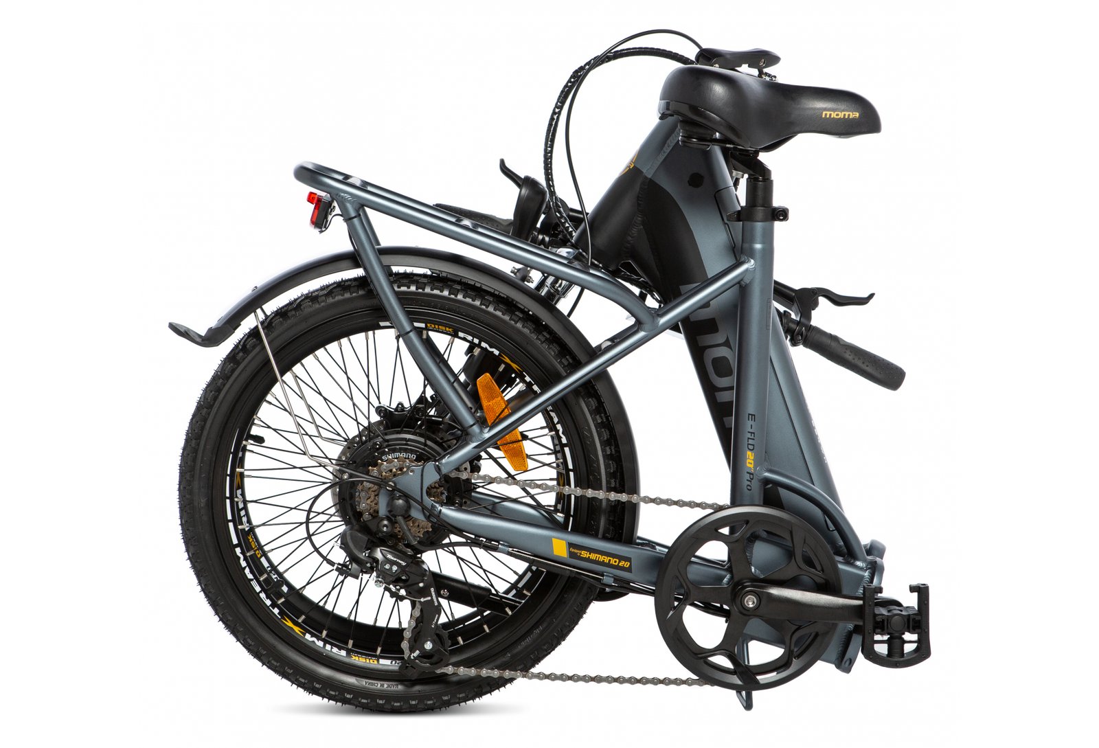 MOMA BIKES VÉLO ELECTRIQUE DE VILLE PLIANT, E20PRO, ALUMINIUM, SHIMANO 7V, BAT. ION LITHIUM 48V 13AH – Image 2