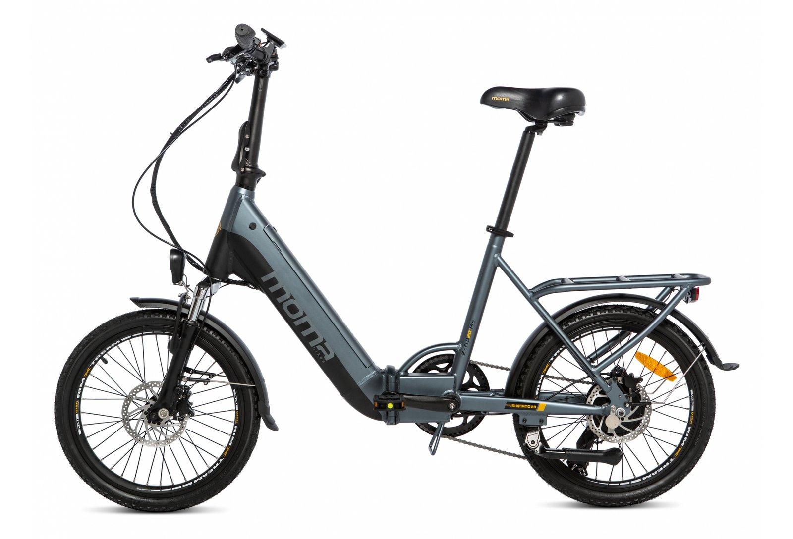 MOMA BIKES VÉLO ELECTRIQUE DE VILLE PLIANT, E20PRO, ALUMINIUM, SHIMANO 7V, BAT. ION LITHIUM 48V 13AH – Image 4