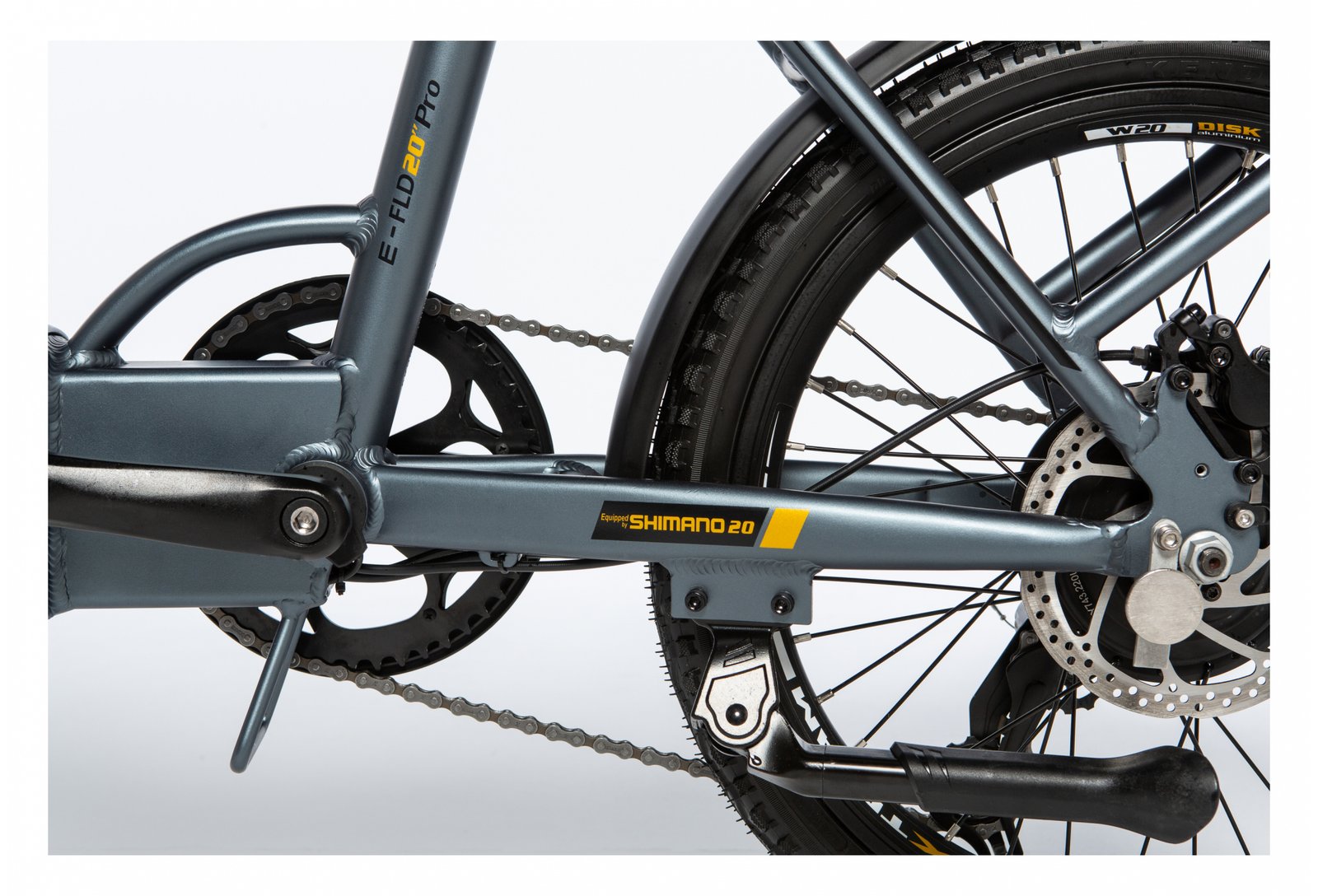 MOMA BIKES VÉLO ELECTRIQUE DE VILLE PLIANT, E20PRO, ALUMINIUM, SHIMANO 7V, BAT. ION LITHIUM 48V 13AH – Image 9