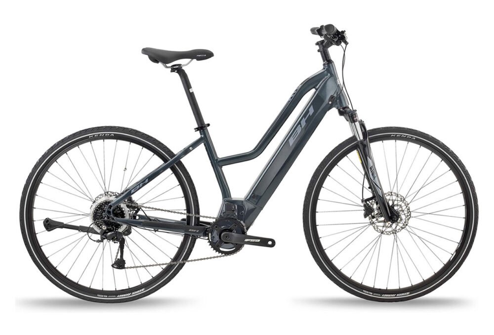 VTC Électrique BH Atom Jet Shimano Acera 8V 500 Wh 700 mm Gris