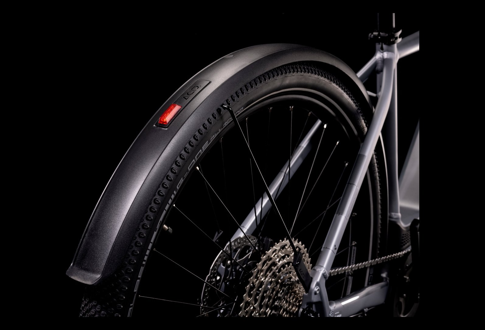 VTC Électrique Cube Nuride Hybrid EXC 625 Allroad Shimano Deore 12V 625 Wh 700 mm Gris 2022 – Image 4
