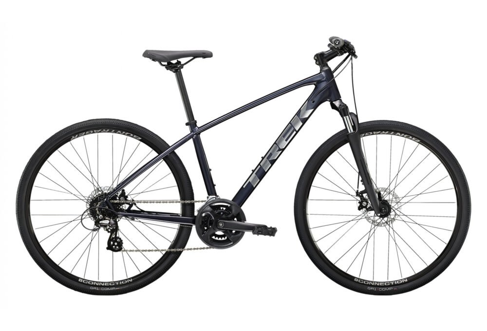 VTC Trek Dual Sport 1 Shimano Altus/Tourney 8V 700c Bleu Foncé 2022
