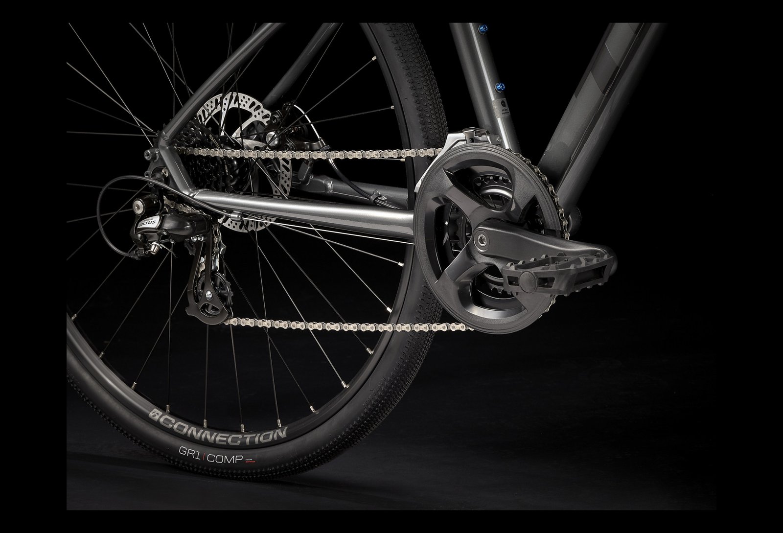 VTC Trek Dual Sport 1 Shimano Altus/Tourney 8V 700c Bleu Foncé 2022 – Image 8