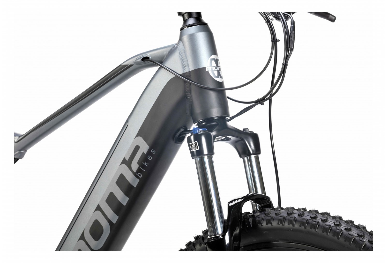 VTT Electrique Semi Rigide Moma Bikes E-MTB 29'' Shimano Altus 8V Gris – Image 7