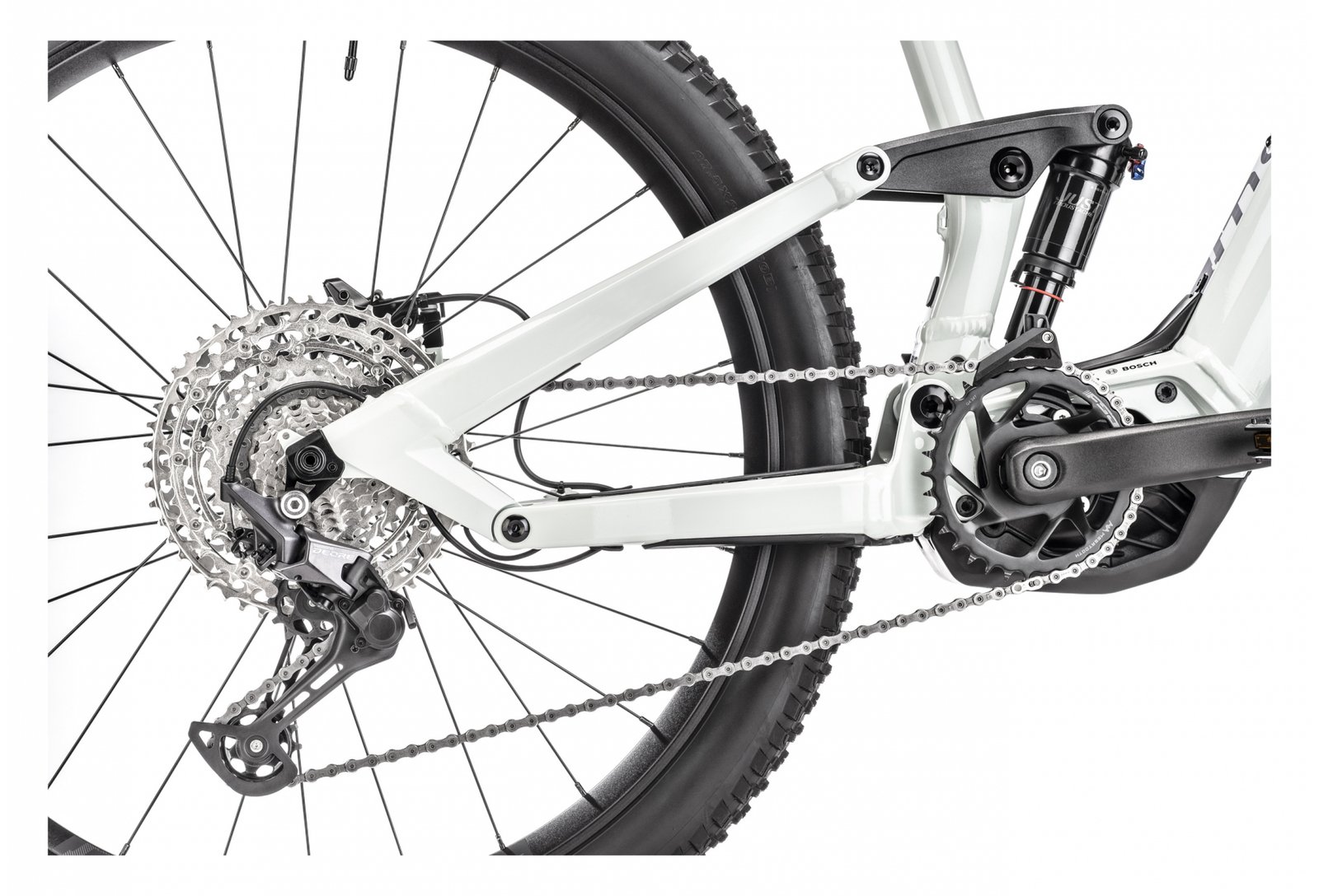 VTT Électrique Tout-Suspendu Moustache Bikes Samedi 27 Wide 4 Shimano Deore 11V 625 Wh 27.5'' Vert – Image 2