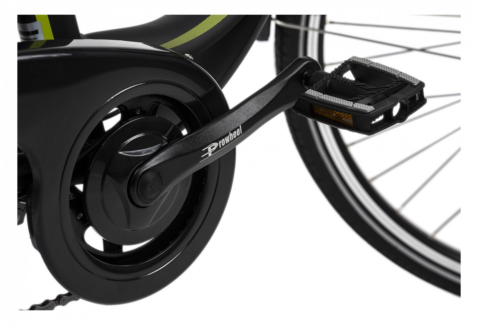 Vélo électrique femme aluminium Adore Versailles 28'' E-Bike blanc-vert 36 V/10,4 Ah Li-Ion-Akku 7 vitesses – Image 5
