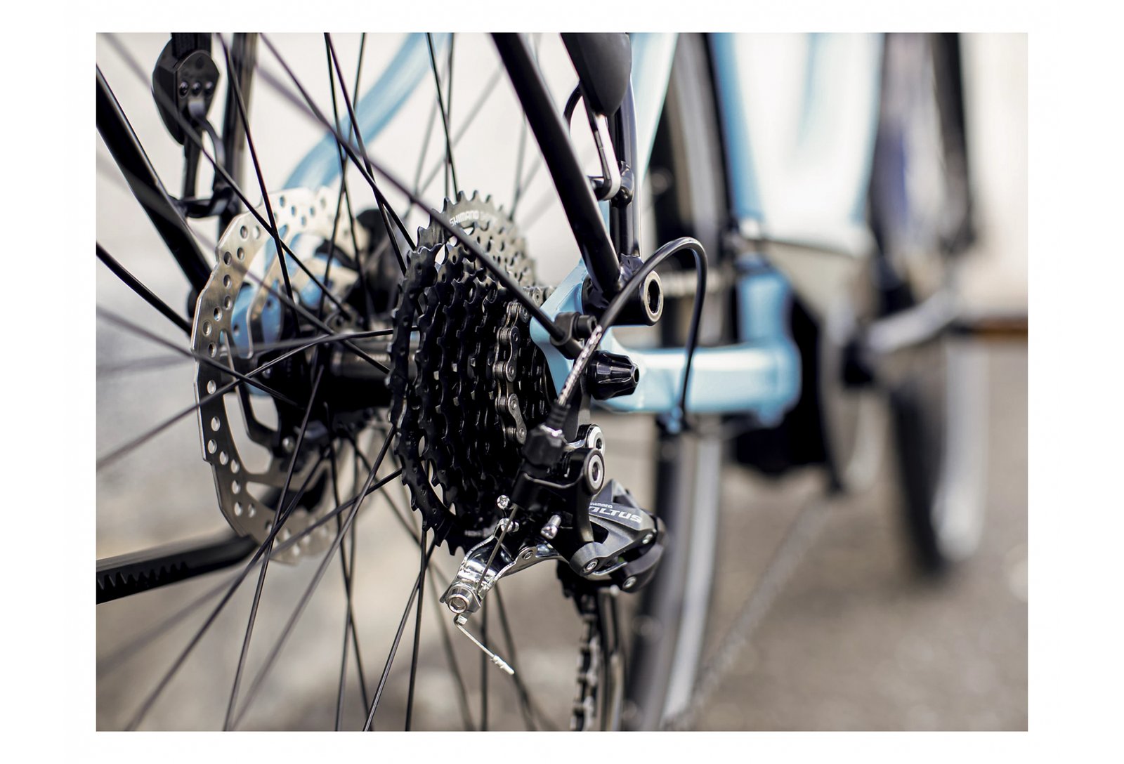 Trek Verve+ 2 Lowstep Shimano Altus 9V 300 Bleu 2021 – Image 7