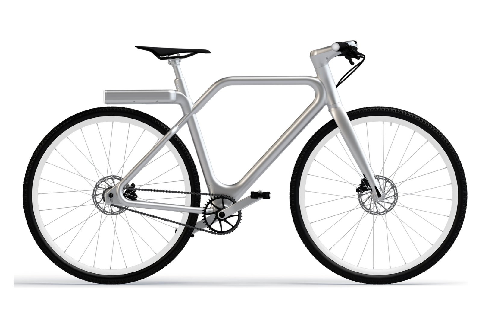 Vélo de Ville Électrique Angell 700 mm Argent 2021