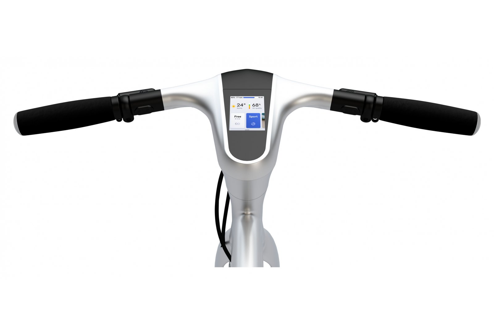 Vélo de Ville Électrique Angell 700 mm Argent 2021 – Image 2