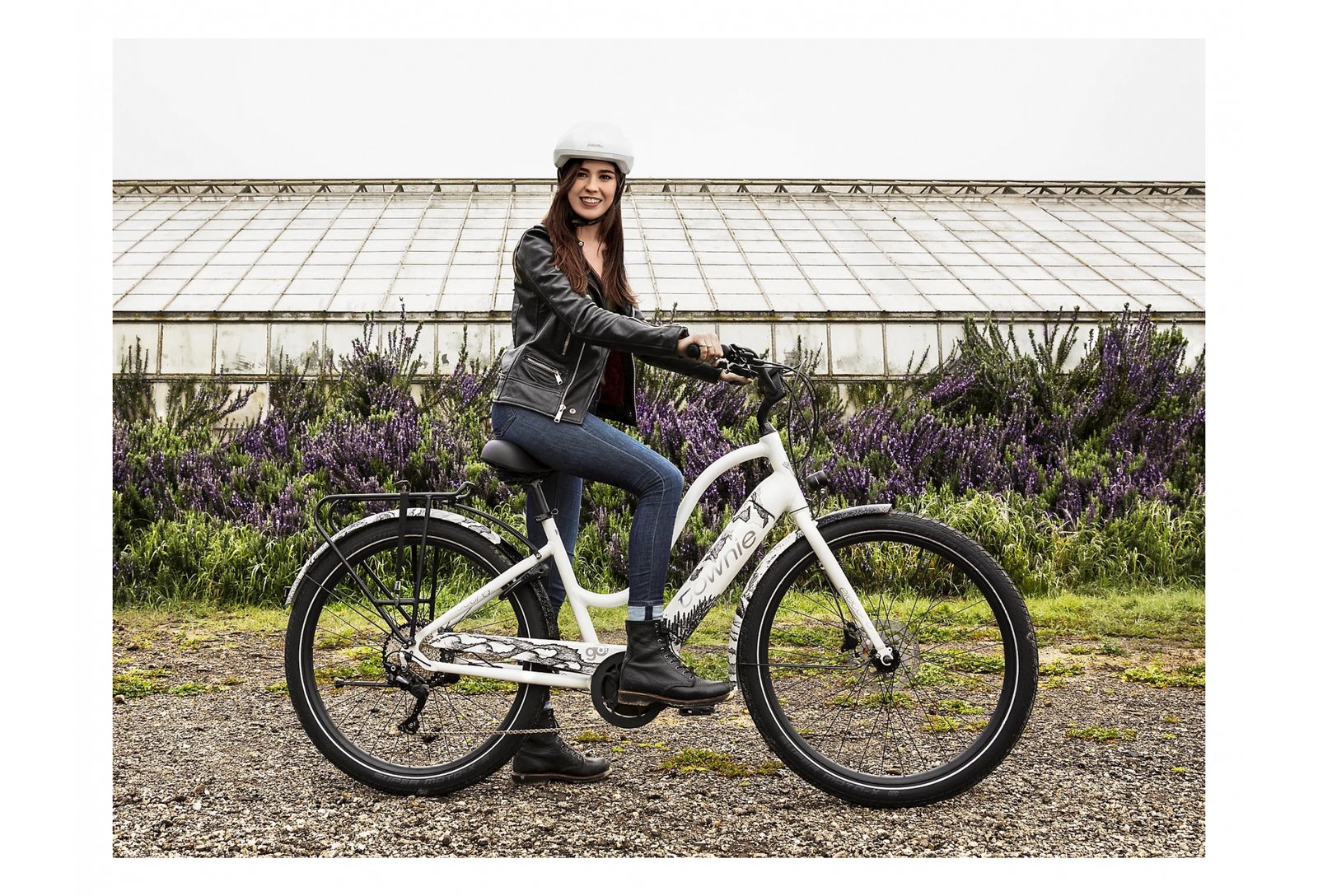 Electra Townie Path Go! 10D Equipped Step-Thru Shimano Deore 10V 500 Blanc 2021 – Image 5