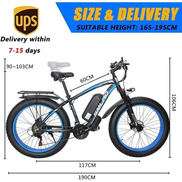 SLMRO Fat Bike Electrique – Image 2