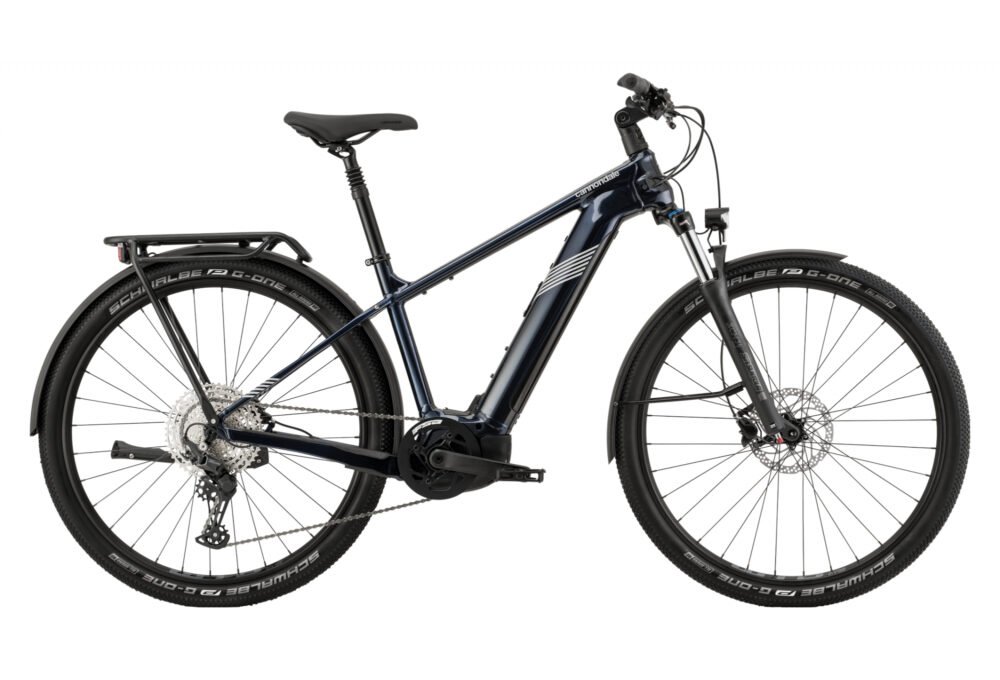 VTC Électrique Cannondale Tesoro Neo X 2 Remixte Shimano Deore 11V BLEU