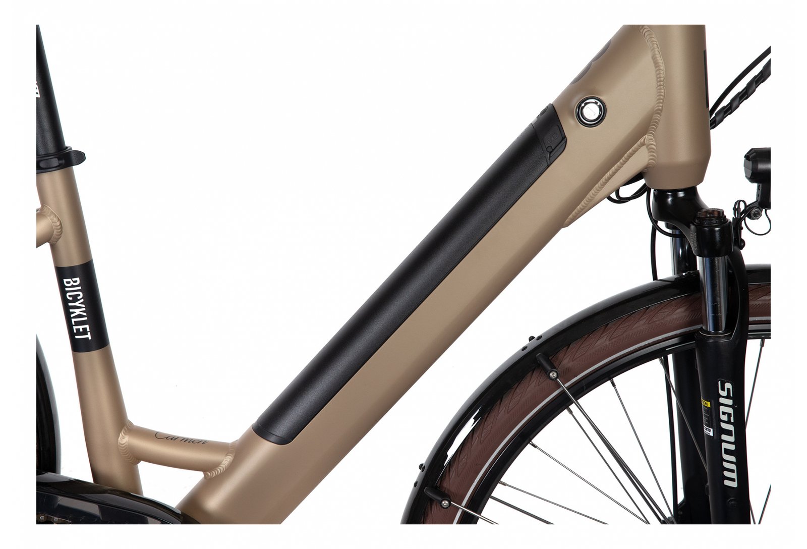 Bicyklet Carmen Shimano Tourney/Altus 7V 504 Wh 700 mm Marron Tan – Image 6