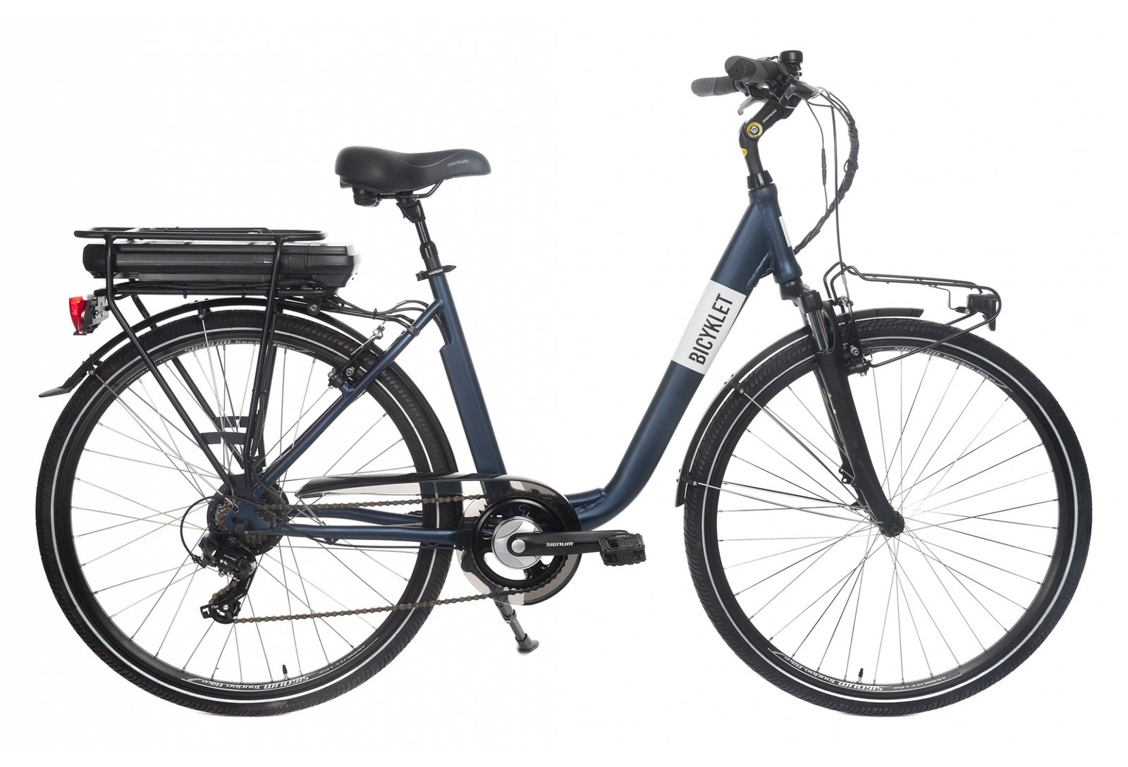 Bicyklet Claude Shimano Tourney 7V 500 Wh 700 mm Bleu Nuit Mat