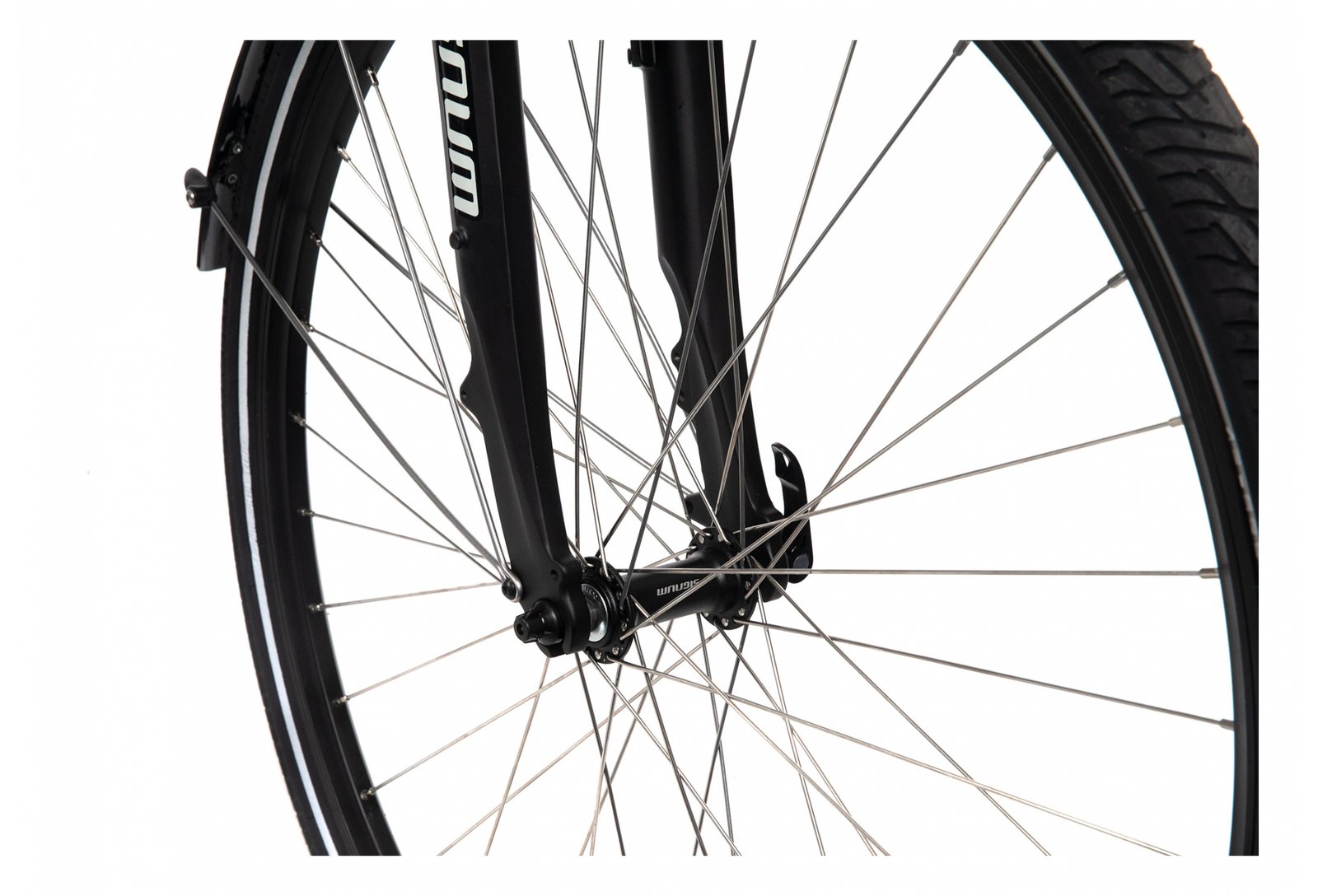 Bicyklet Claude Shimano Tourney 7V 500 Wh 700 mm Bleu Nuit Mat Marron – Image 9