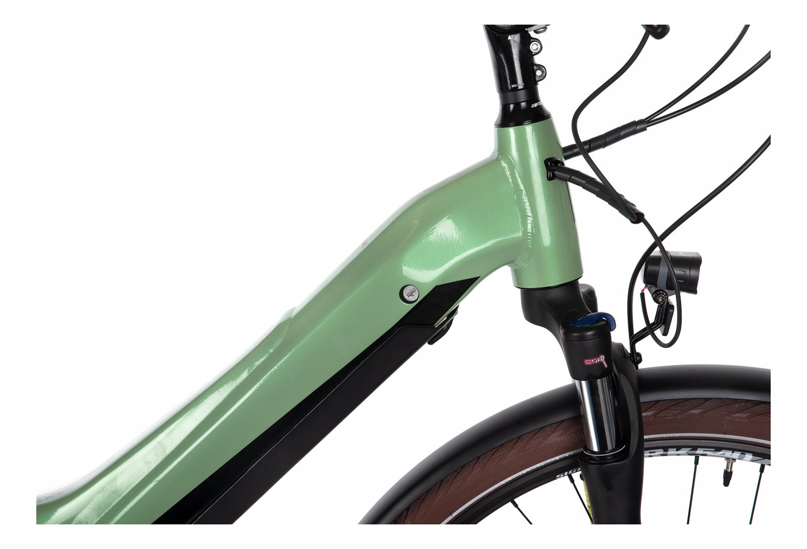 Bicyklet Victoire Shimano Alivio 9V 400 Wh 700 mm Vert Wood – Image 5