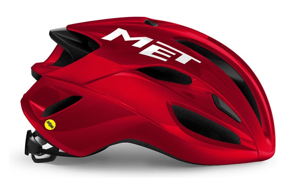 CASQUE MET RIVALE MIPS ROUGE METALLIC BRILLANT 2021 – Image 3