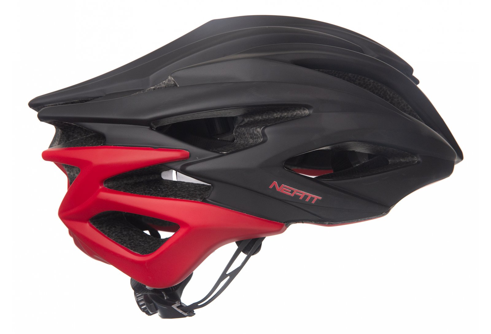 CASQUE NEATT ASPHALTE RACE NOIR ROUGE