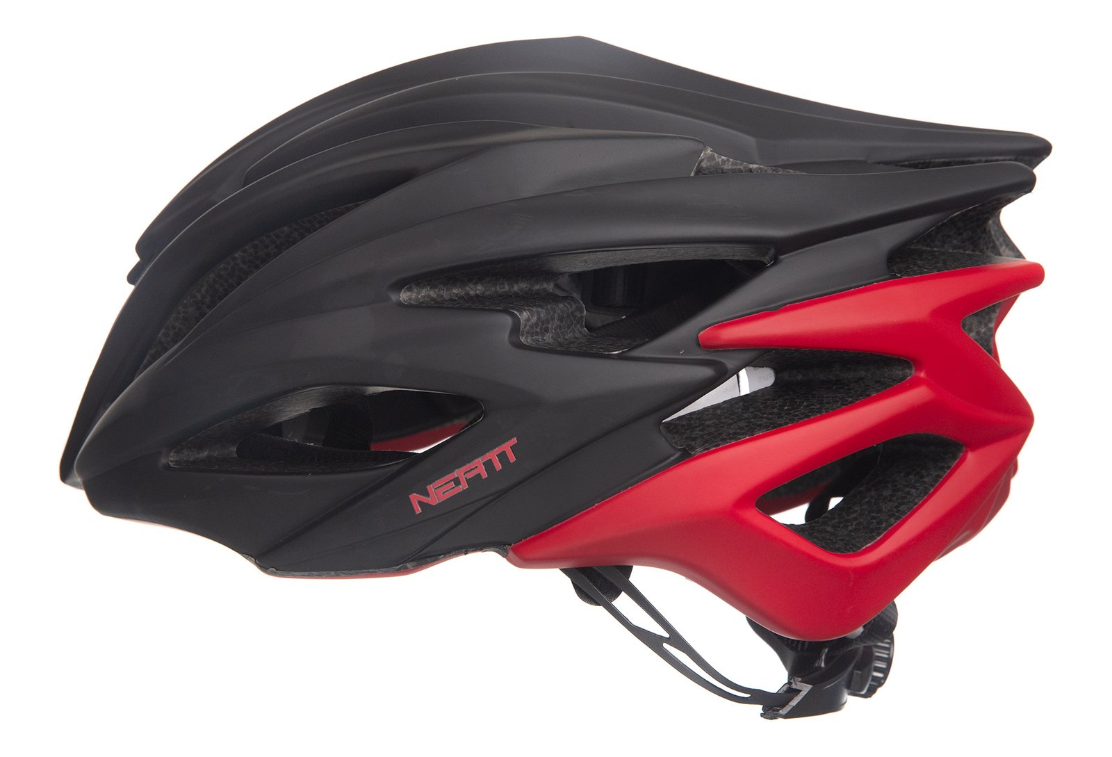 CASQUE NEATT ASPHALTE RACE NOIR ROUGE – Image 2