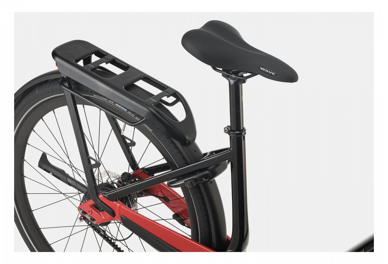 Cannondale Mavaro Neo 4 Shimano Nexus 8V Courroie Rouge Noir – Image 2