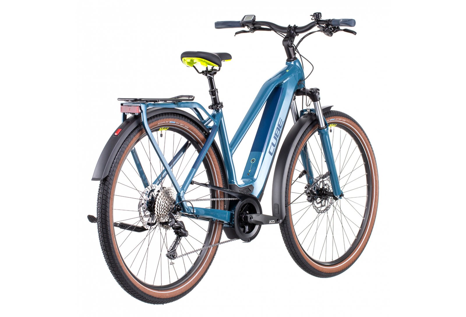 Cube Kathmandu Hybrid One 500 Trapeze Shimano Deore 10V 500 Bleu 2022 – Image 5
