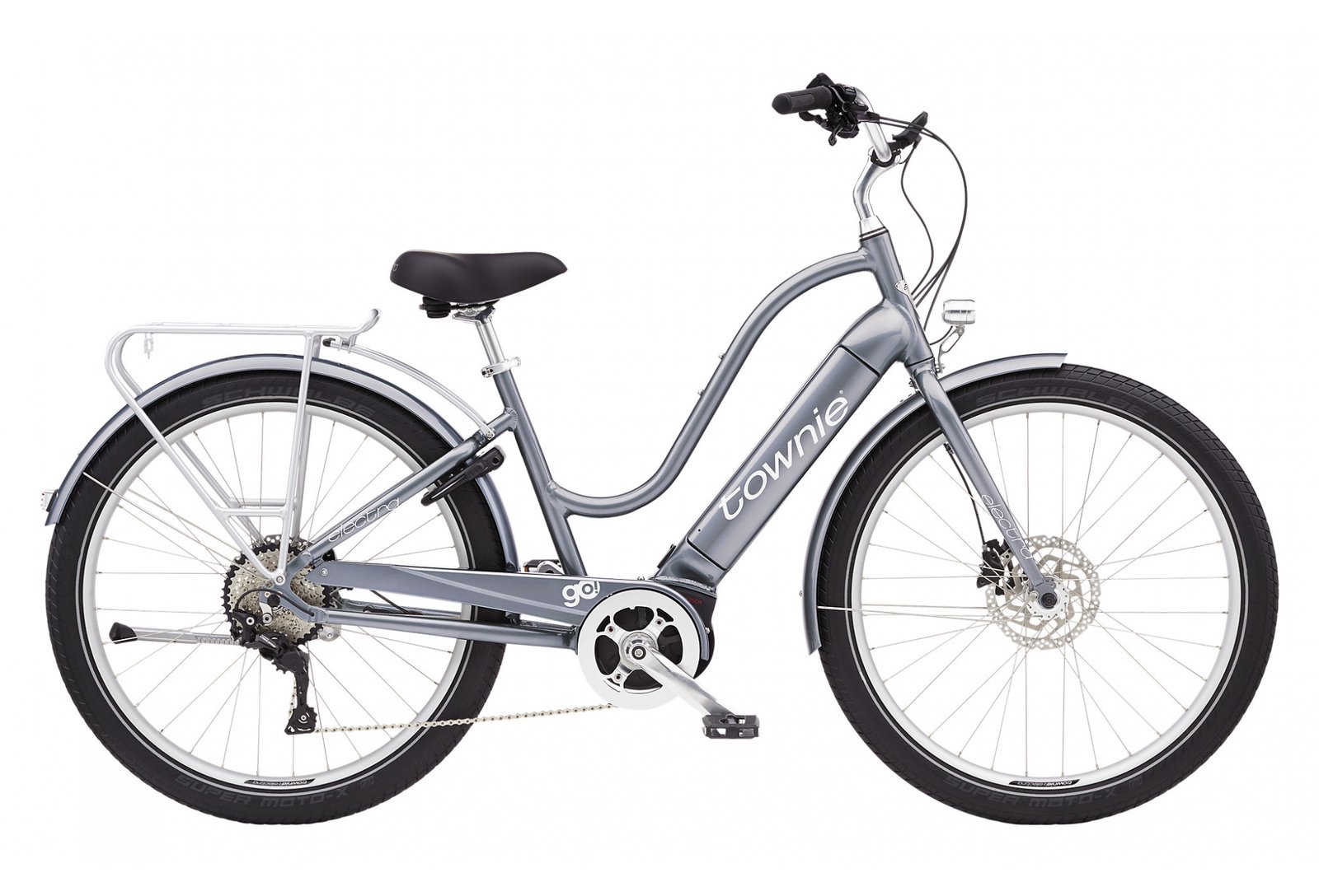 Electra Townie Path Go! 10D Equipped Step-Thru Shimano Deore 10V 500 Gris 2021