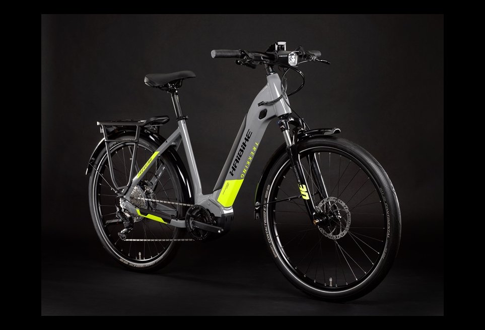 VTC Électrique Haibike Trekking 6 Shimano Deore 10V 630 Gris 2022 – Image 2