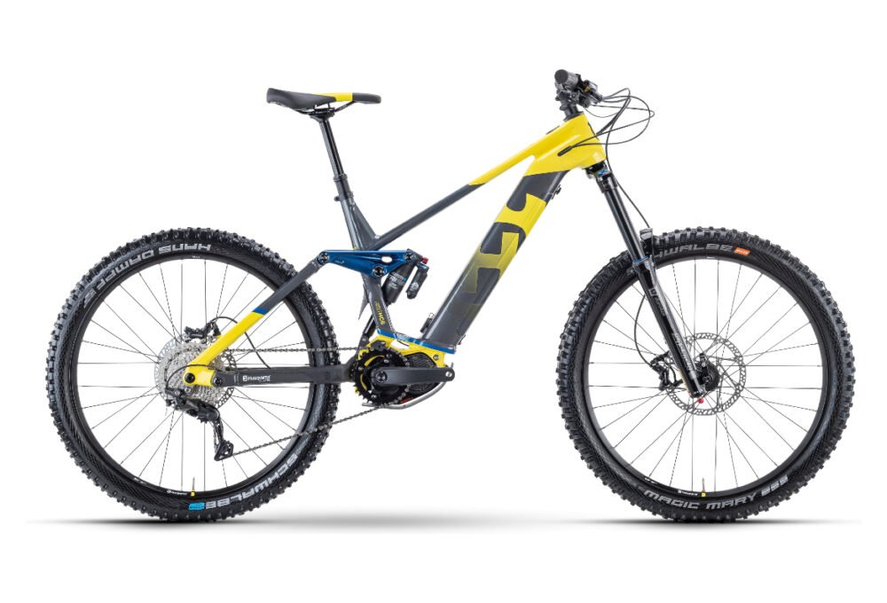 Husqvarna Hard Cross 6 Shimano Deore 10V 630 Wh 27.5'' Jaune / Gris / Bleu 2021