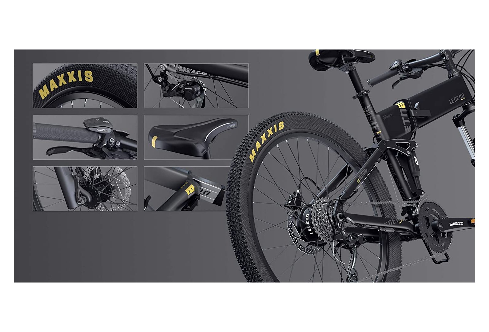 Legend Etna Vélo VTT Eléctrique VAE E-MTB Smart eBike 27,5 – Image 3