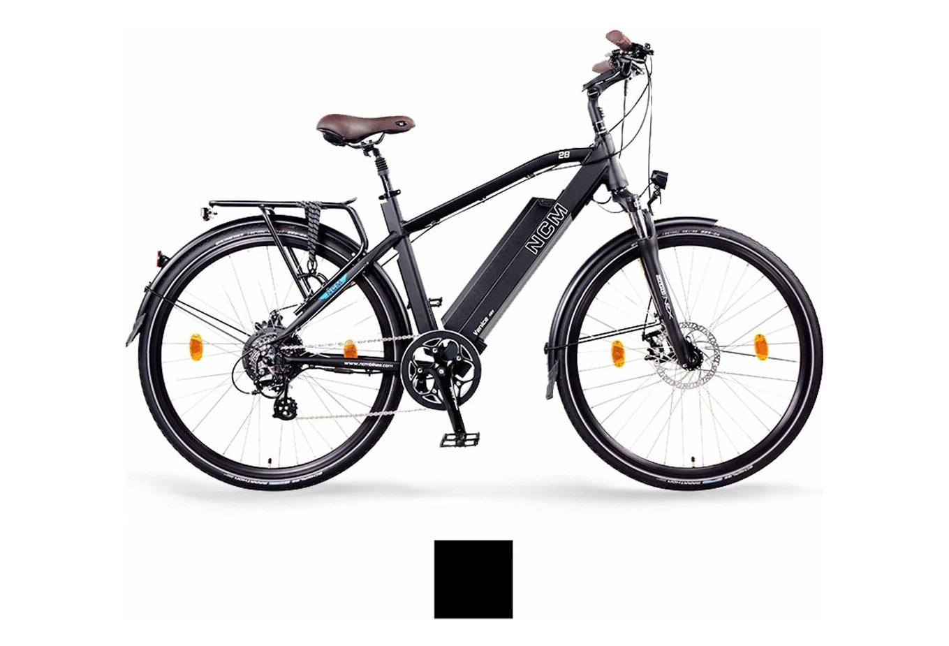 NCM Venice Plus 28 vélo électrique Urbain noir mat - Shimano - Batterie 768Wh – Image 2