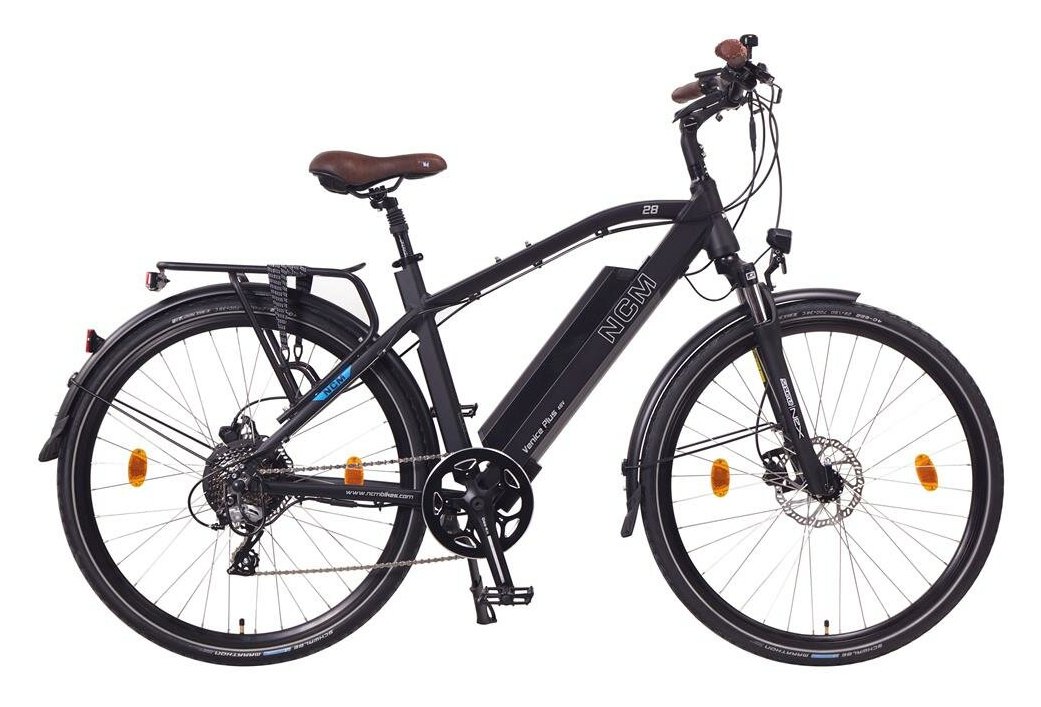 NCM Venice Plus 28 vélo électrique Urbain noir mat - Shimano - Batterie 768Wh