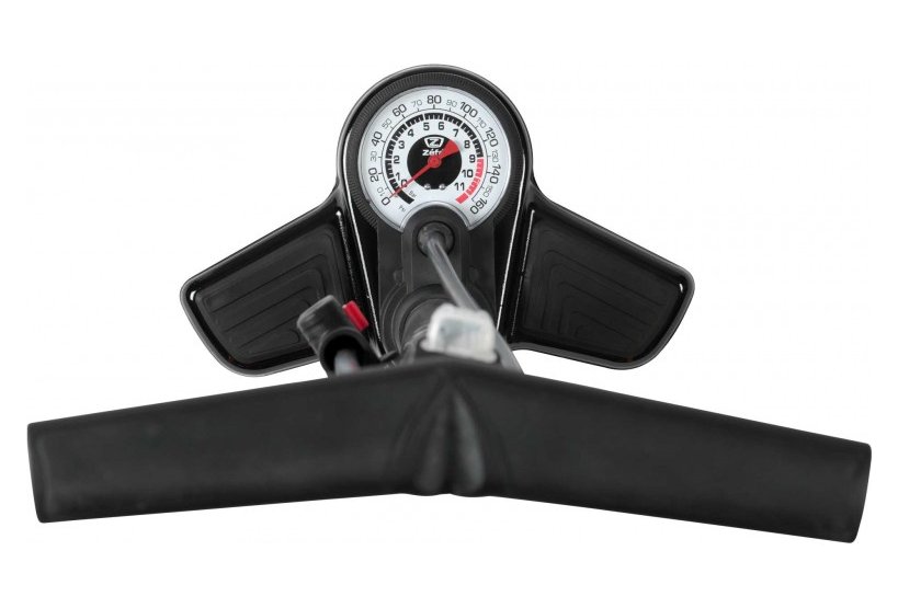 POMPE À PIED ZÉFAL PROFIL MAX FP20 (MAX 130 PSI / 9 BAR) ARGENT – Image 2