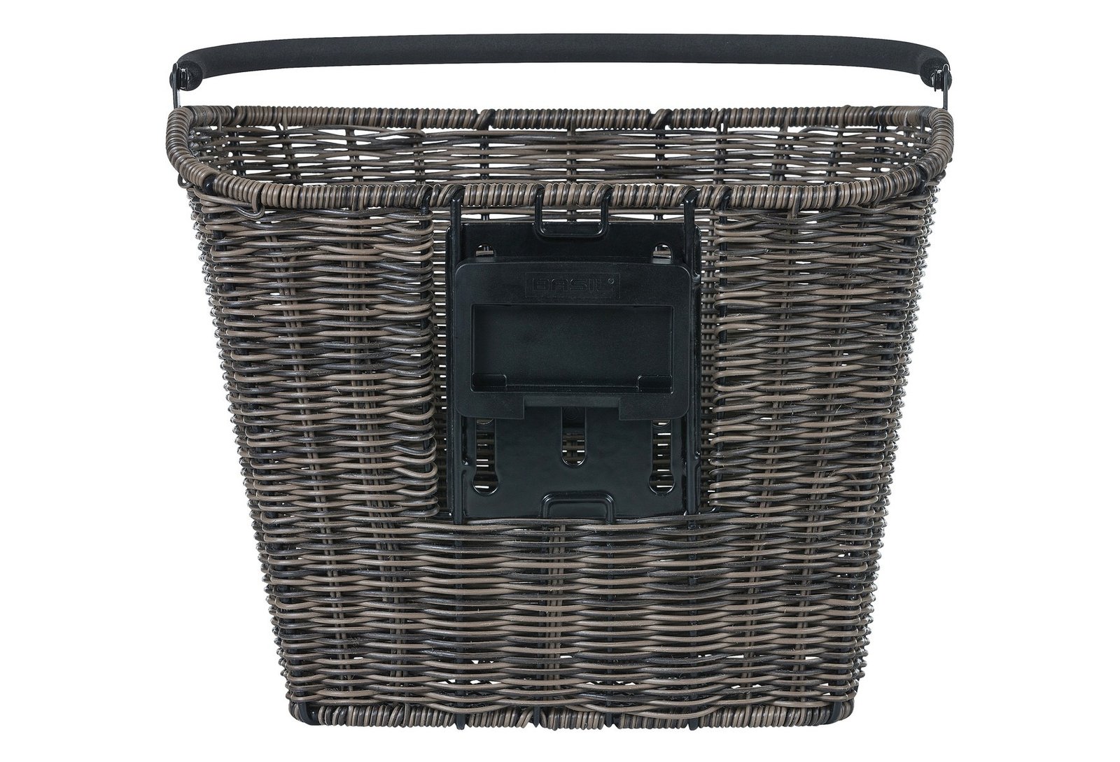 Panier de vélo avant Basil Bremen Rattan Look KF brun foncé – Image 4