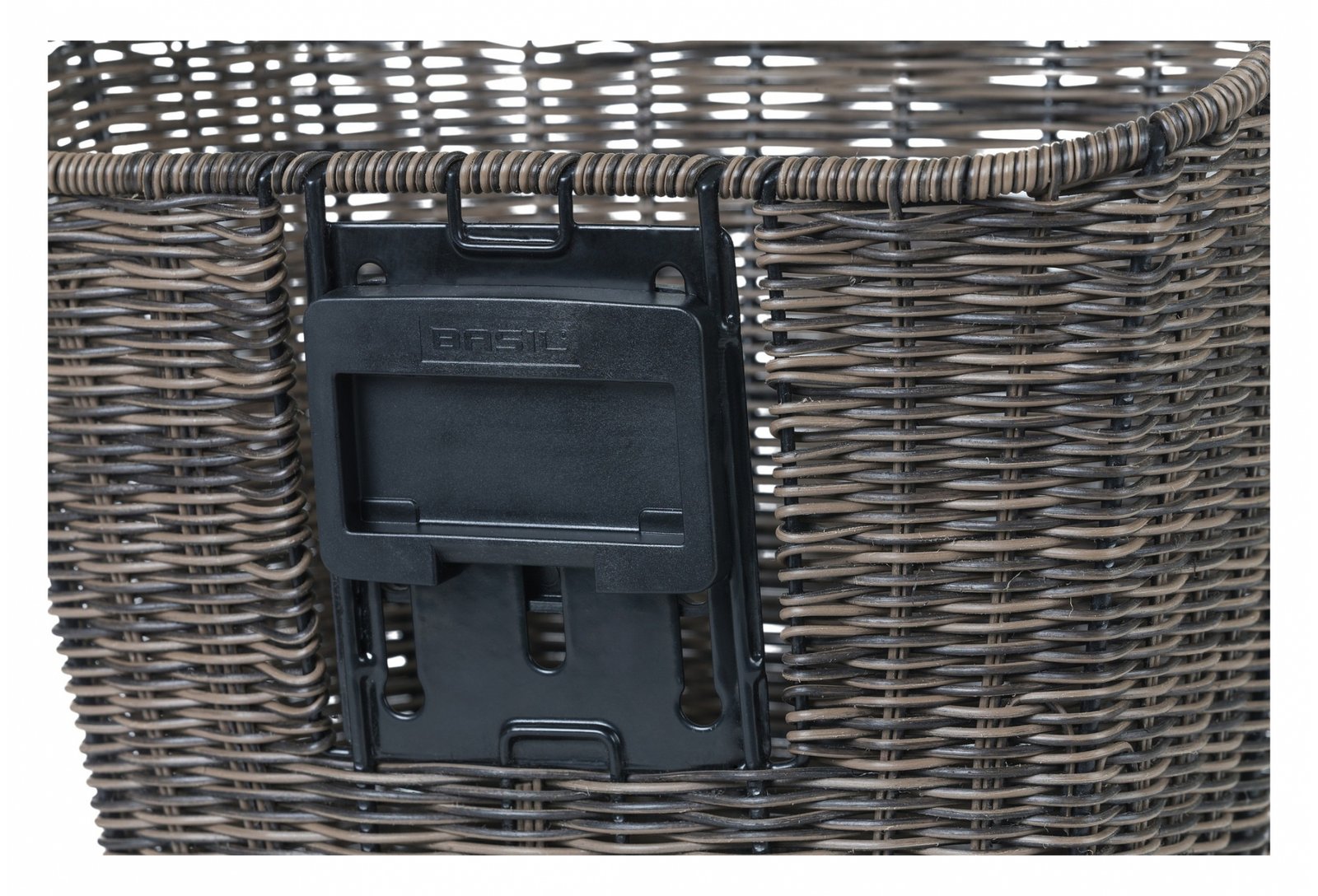 Panier de vélo avant Basil Bremen Rattan Look KF brun foncé – Image 5