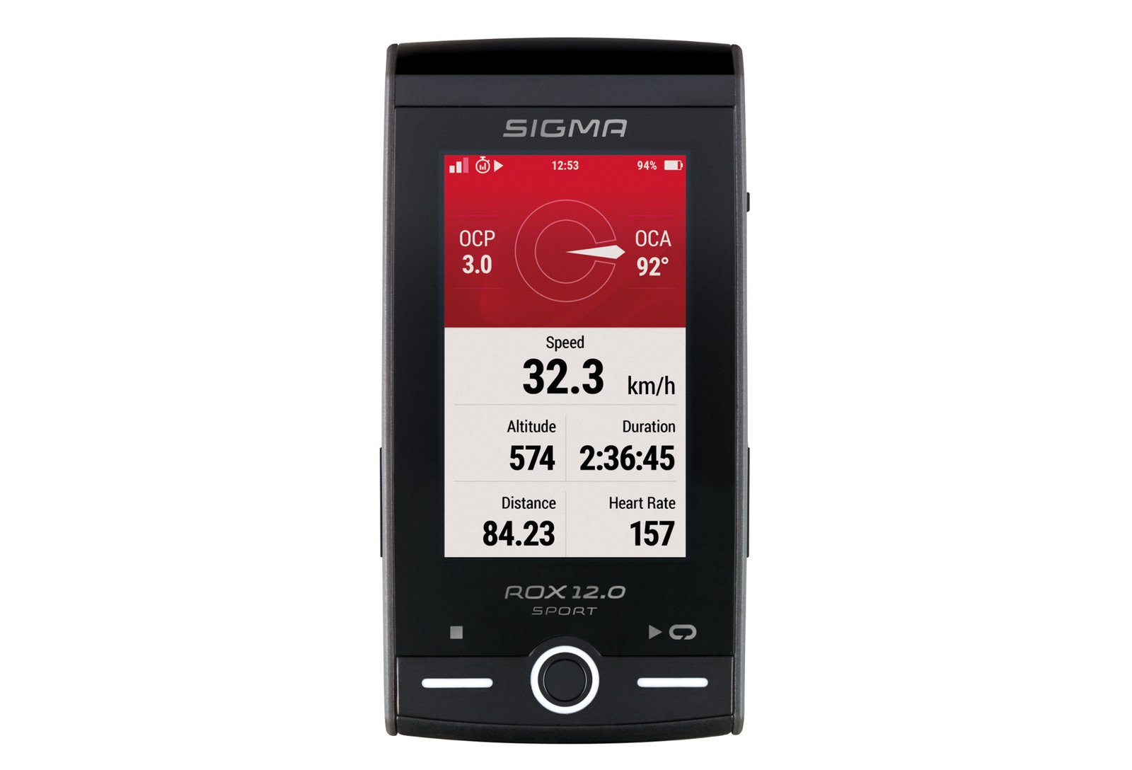 Produit Reconditionné - Compteur GPS Sigma ROX 12.0 SPORT Set - Gris – Image 3