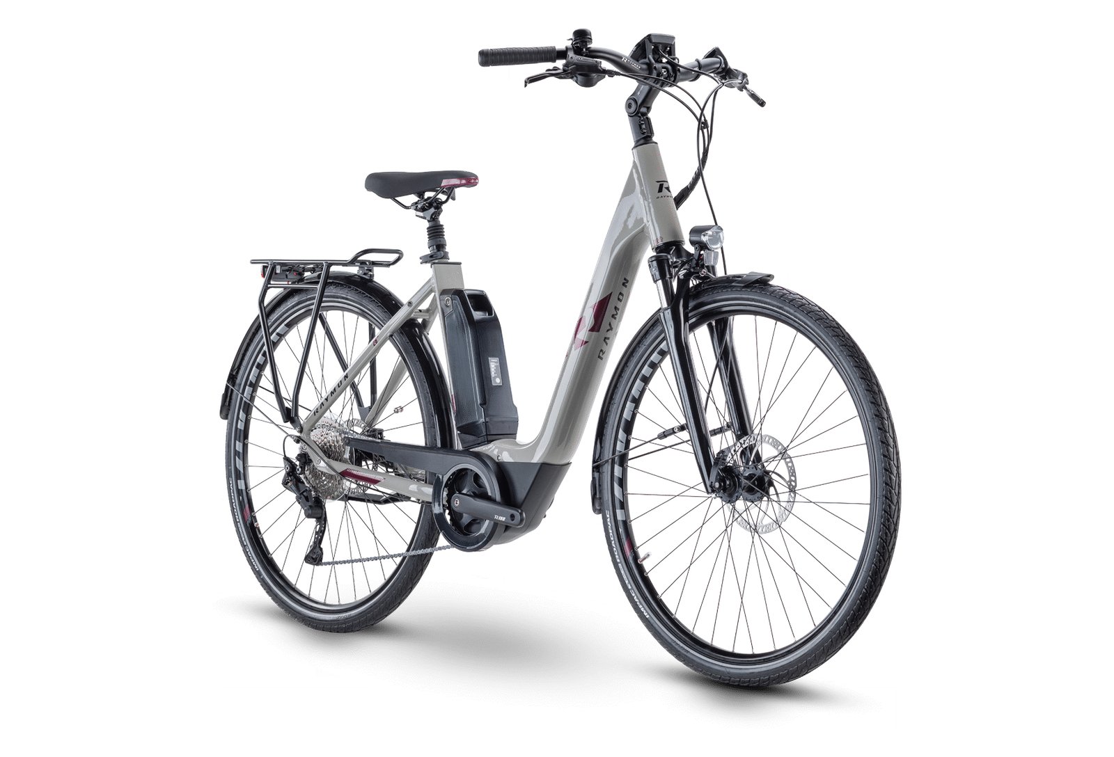 R Raymon CityRay E 5.0 Shimano Deore 10V 500 Gris 2022 – Image 3