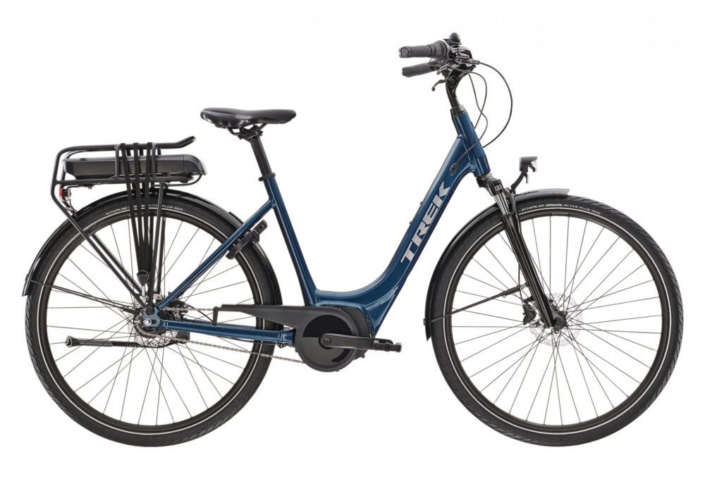 Trek District+ 1 Lowstep Shimano Nexus 7V 400 Bleu 2021