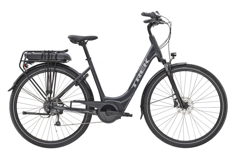 Trek Verve+ 1 Lowstep 300wh Shimano Altus 8V 300 Noir 2021