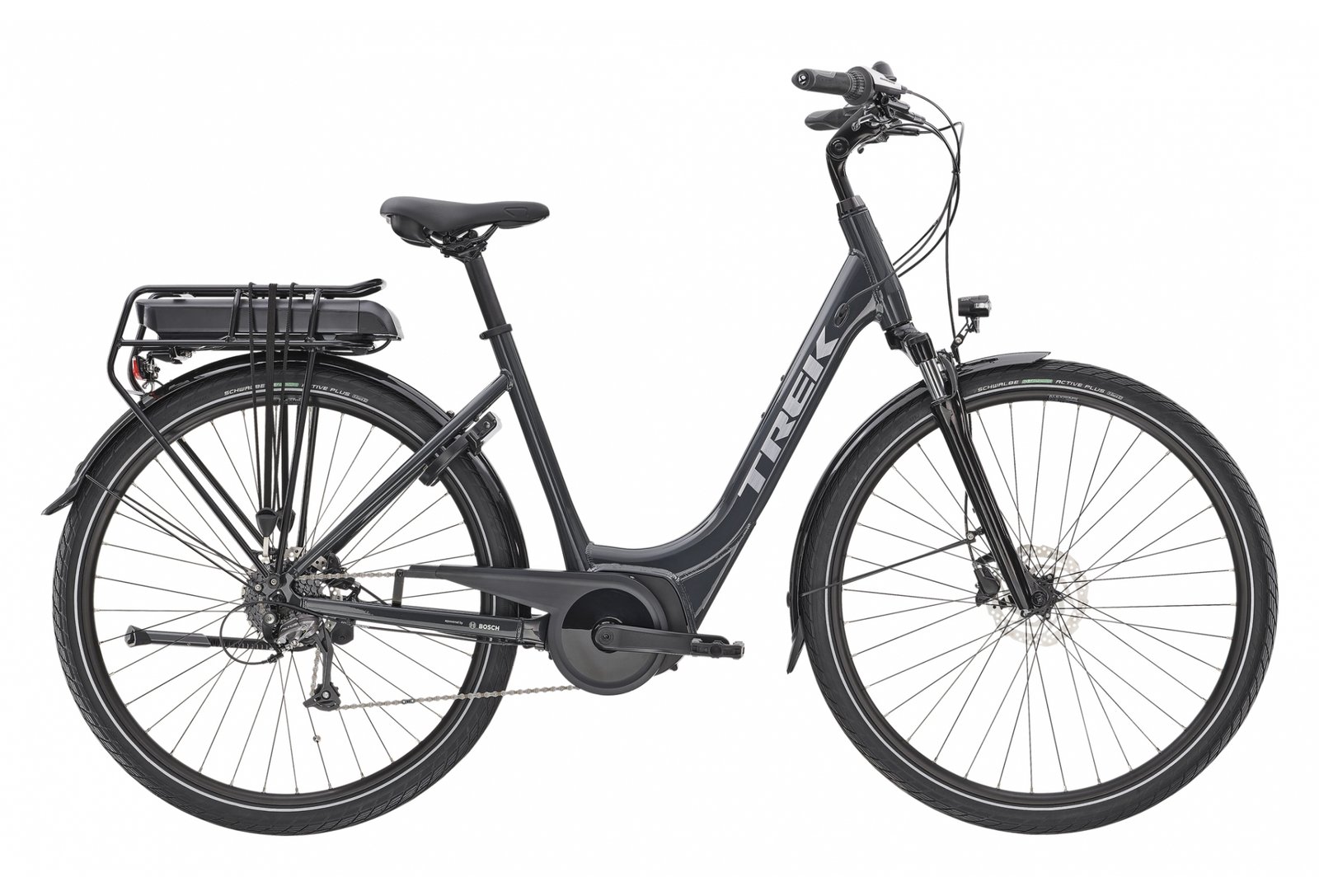 Trek Verve+ 1 Lowstep 300wh Shimano Altus 8V 300 Noir 2021