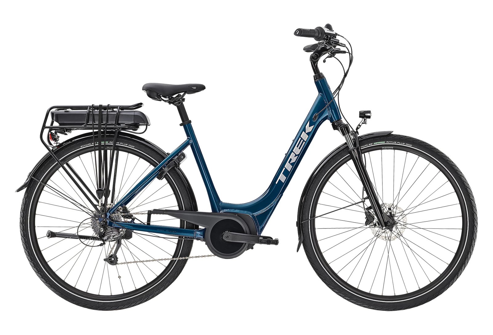 Trek Verve+ 1 Lowstep 400Wh Shimano Altus 8V 400 Bleu 2022