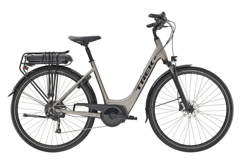 Trek Verve+ 2 Lowstep Shimano Altus 9V 400 Gris 2021