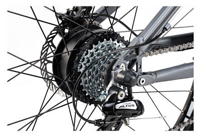 VTT ELECTRIQUE TOUT SUSPENDU MOMA BIKES E-MTB 27.5'' SHIMANO ALTUS 8V – Image 4