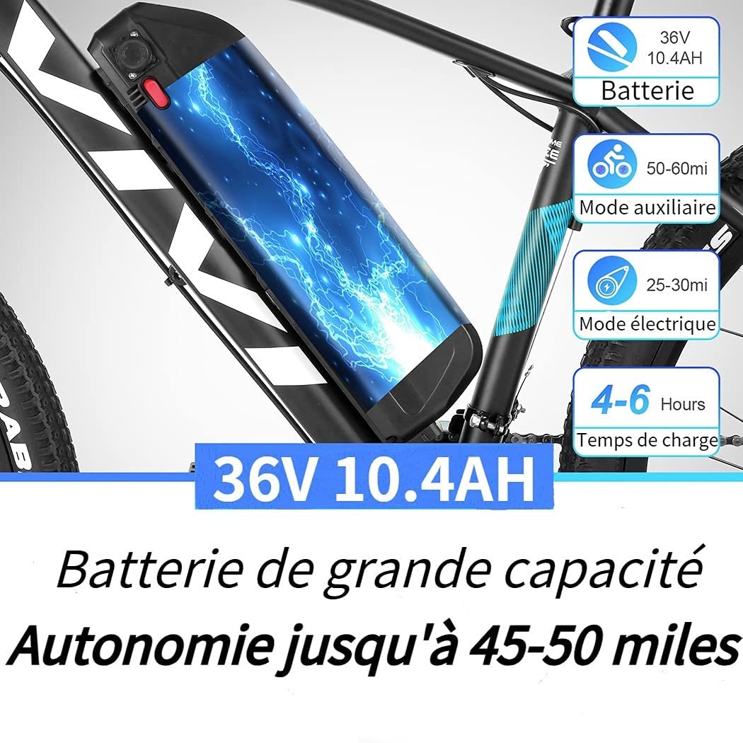 VTT électrique 350W VIVI 26 Pouces – Image 6
