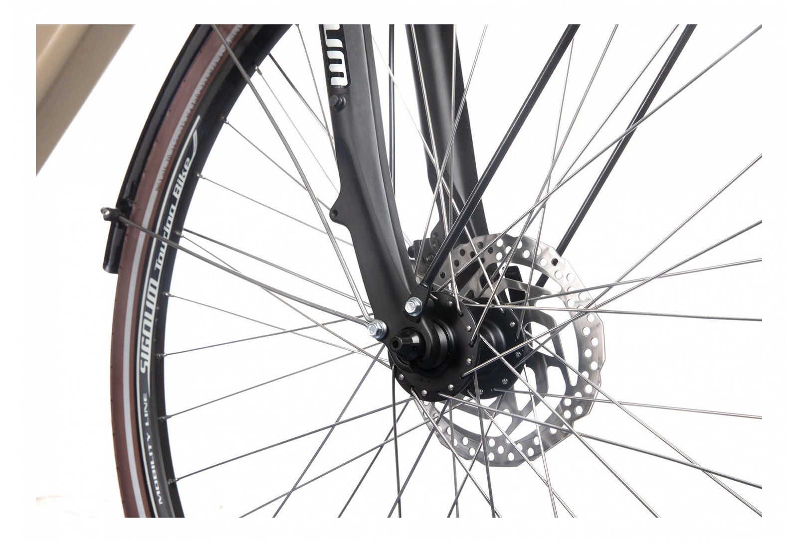 Vélo de Ville Électrique Bicyklet Camille Shimano Acera/Altus Beige Ivoire – Image 12