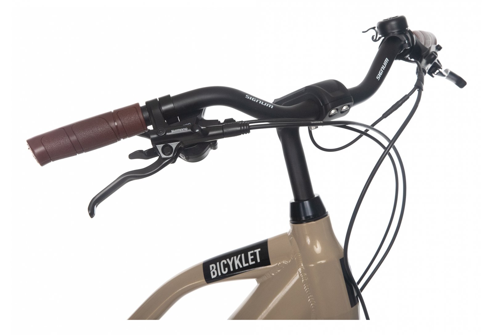 Vélo de Ville Électrique Bicyklet Camille Shimano Acera/Altus Beige Ivoire – Image 8