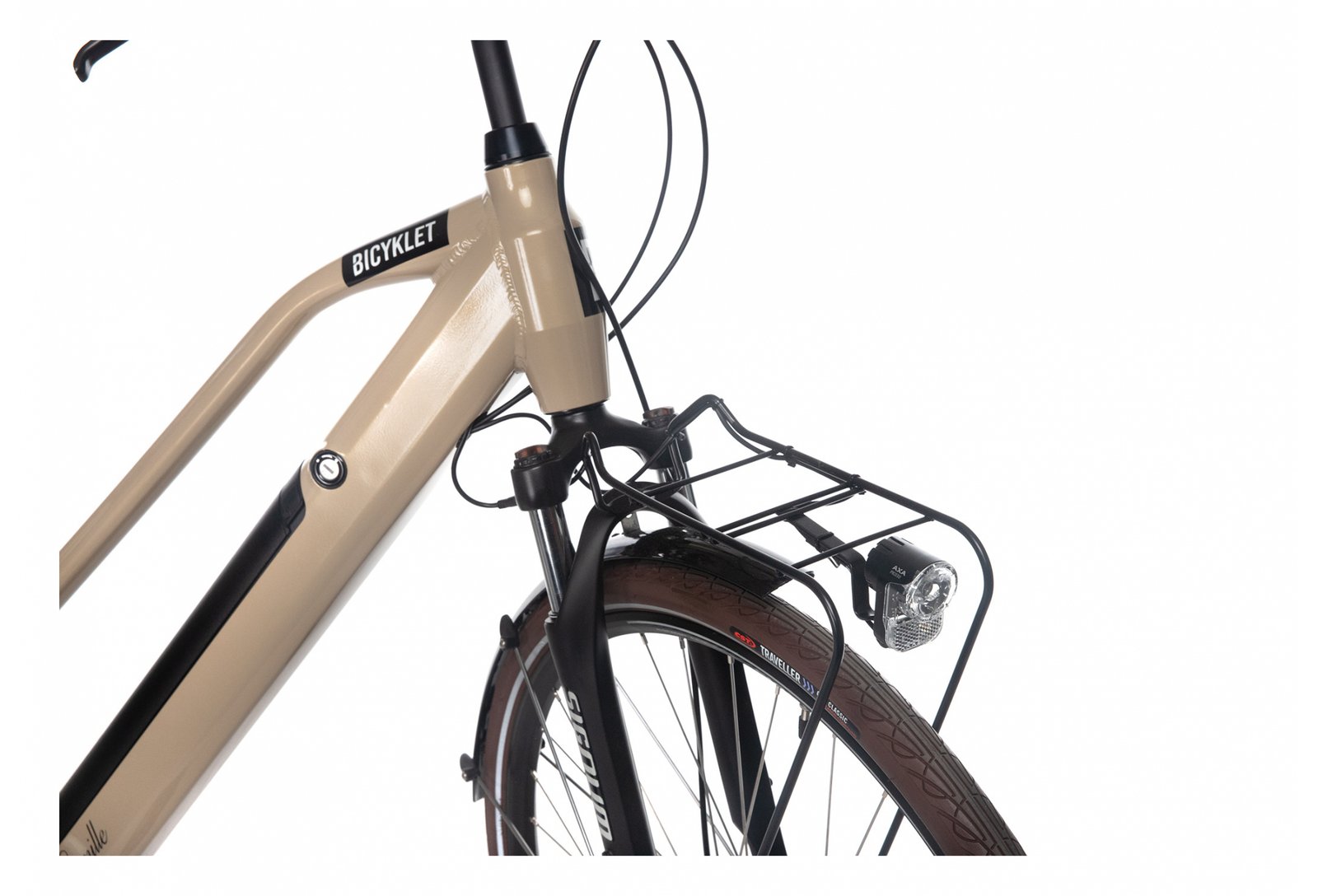 Vélo de Ville Électrique Bicyklet Camille Shimano Acera/Altus Beige Ivoire – Image 7