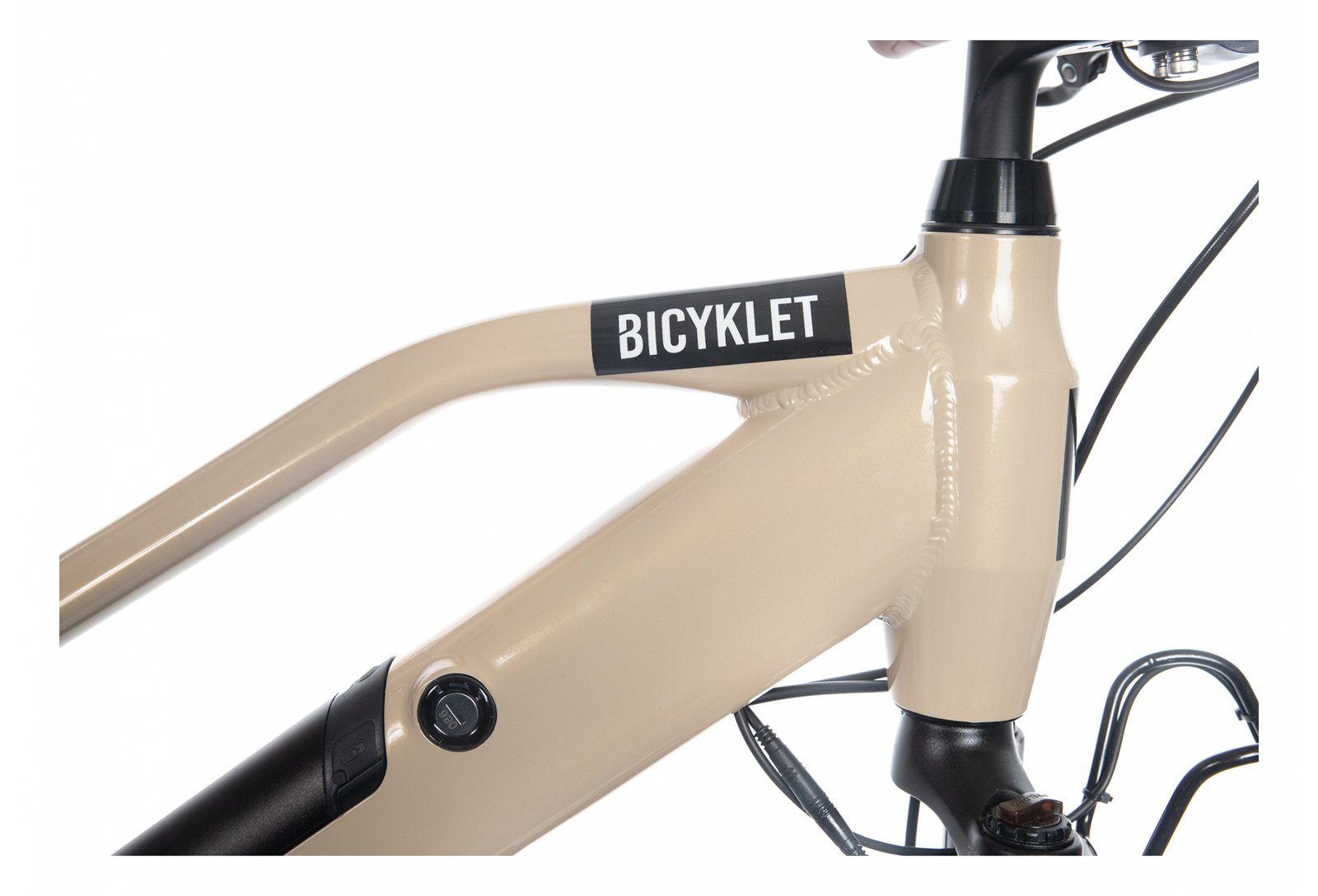 Vélo de Ville Électrique Bicyklet Camille Shimano Acera/Altus Beige Ivoire – Image 6