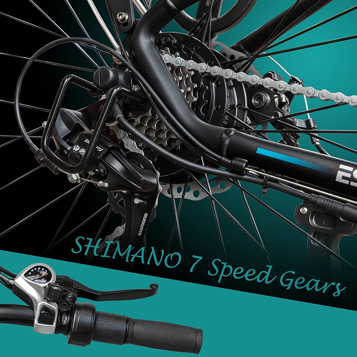 Vélo de Ville Electrique ESKUTE Wayfarer 28” – Image 2