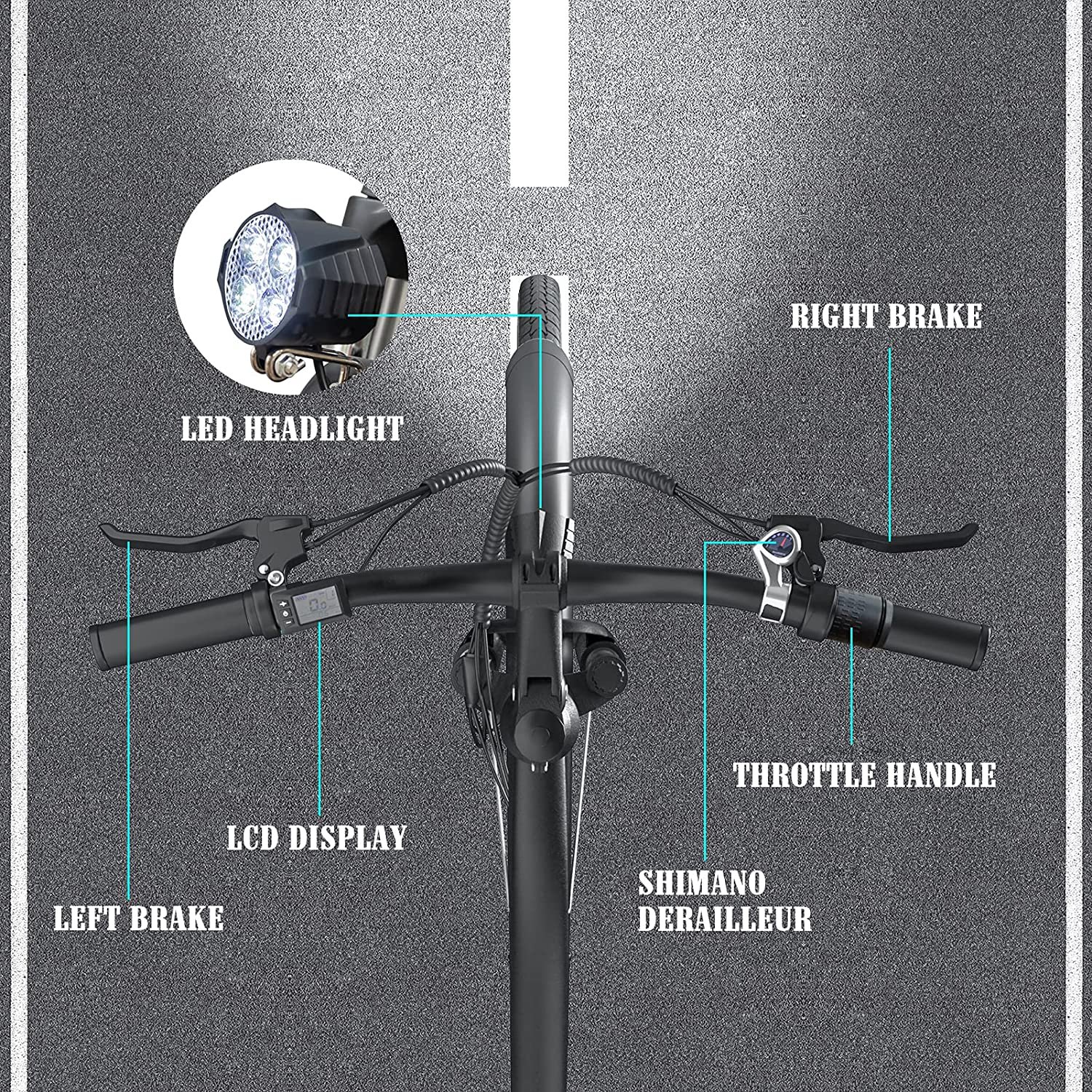 Vélo de Ville Electrique ESKUTE Wayfarer 28” – Image 7